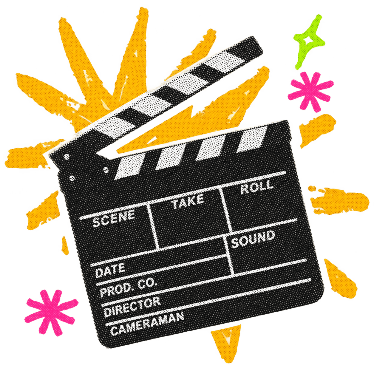 Retro Film Clapperboard